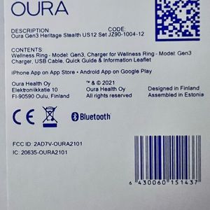 Oura Gen 3 Silver Ring